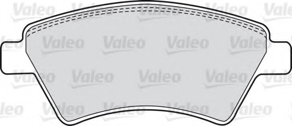 VALEO 598526 Brake Pad Set, disc brake